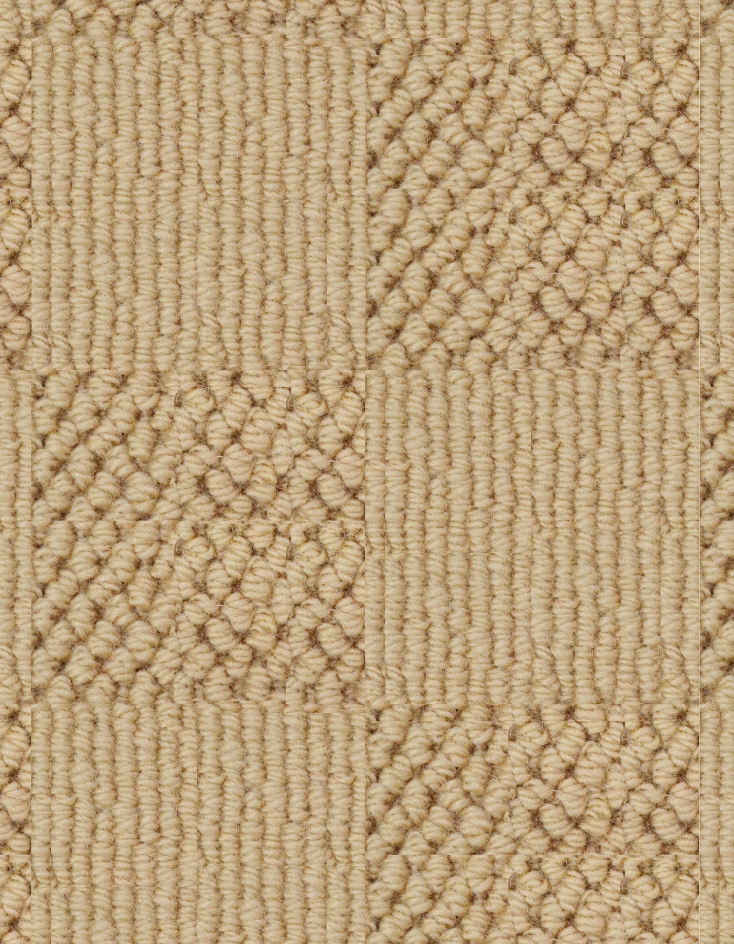 Chadham Square 12'x11' New Zealand wool loop carpet in color Hazelnut