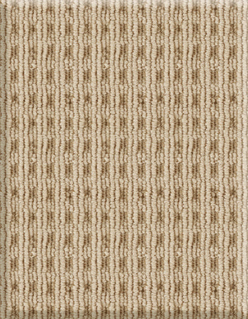 Pocketweave 12'x7' New Zealand wool loop carpet in color Hazelnut