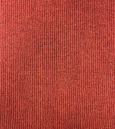 Linden 12'x15' New Zealand wool loop carpet in color Paprika