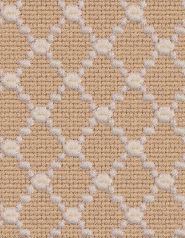 Simply Irresistible 12'x5'6"Woven Wilton in New Zealand wool loop carpet in color Julia