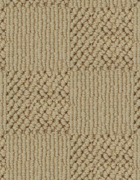 Chadham Square 12'x75' New Zealand wool loop carpet in color Sage