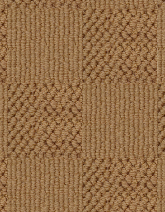 Chadham Square 12'x7' New Zealand wool loop carpet in color Teastain