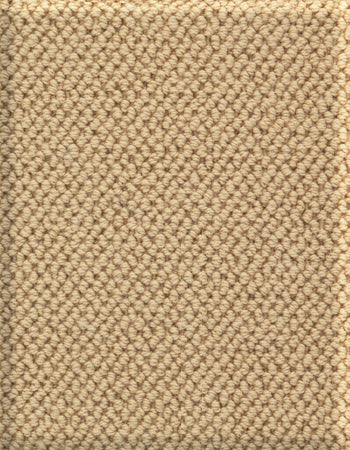 Boucle 12'x10' New Zealand wool loop carpet in color Hazelnut