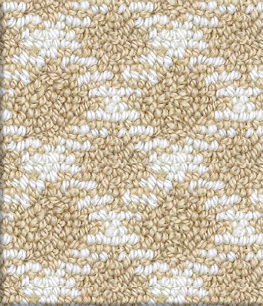 Contessa 12'x6.5' New Zealand wool loop carpet in color Honey