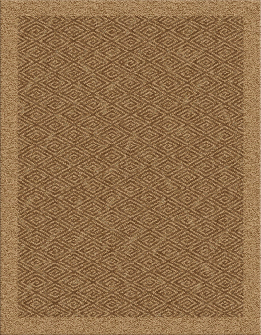 LDC112 area rug 10'x18' in 100% New Zealand wool color Teastain