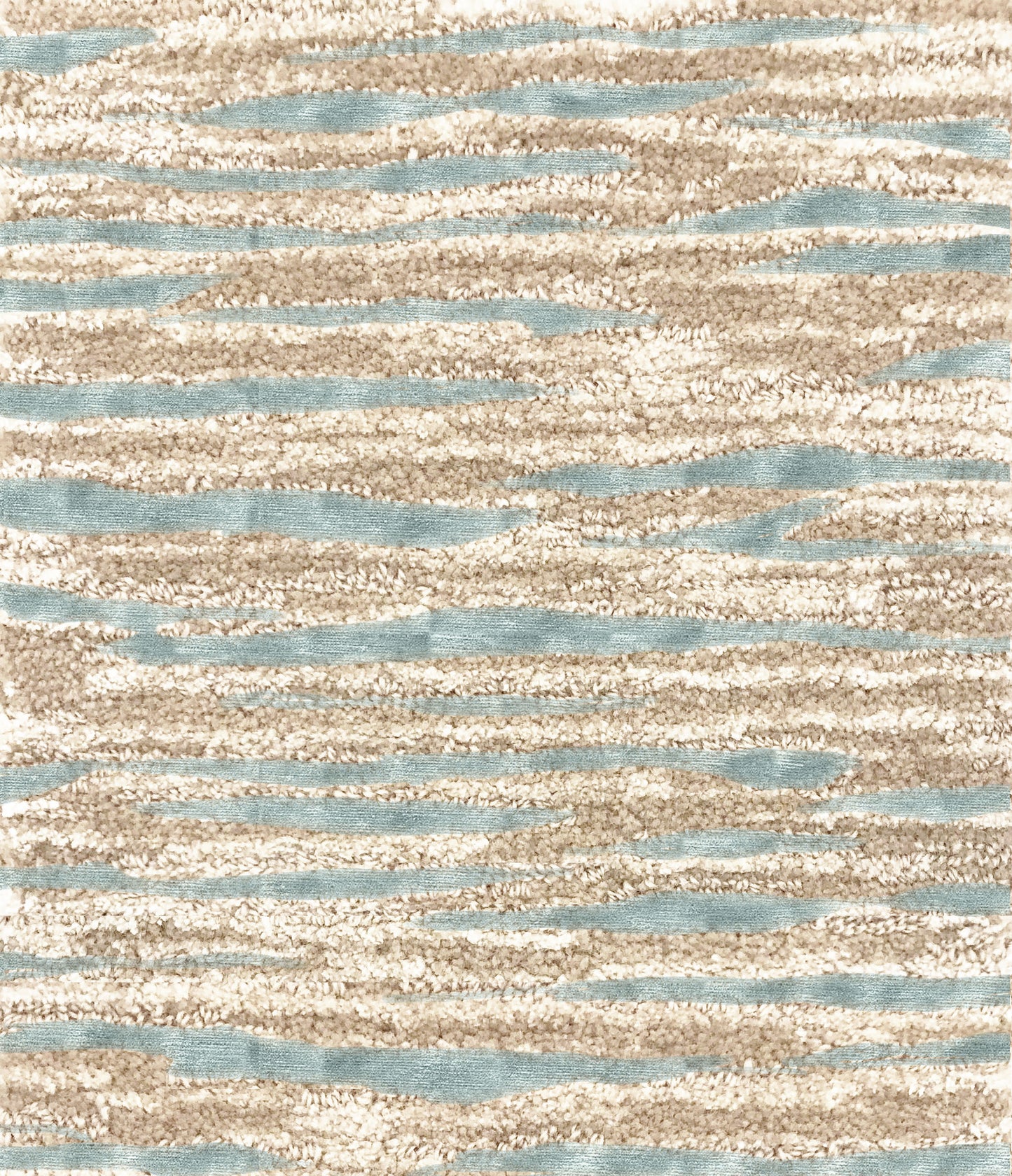 Cozumel carpet 12'x20' in 100% New Zealand wool color Parchment and Light Blue