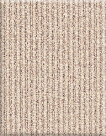 Bedford Cord 12'x38'2"' New Zealand wool loop carpet in color Rice Paper