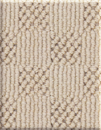 Shadoweave 12'x68' New Zealand wool loop carpet in color Rice Paper