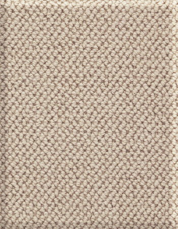 Boucle 12'x15' New Zealand wool loop carpet in color Rice Paper