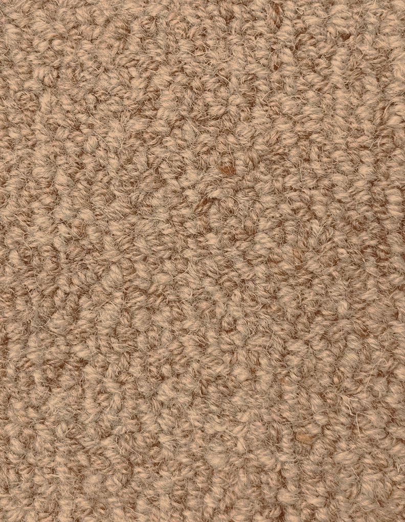Talesin 12'x30' New Zealand wool loop carpet in color Saddle