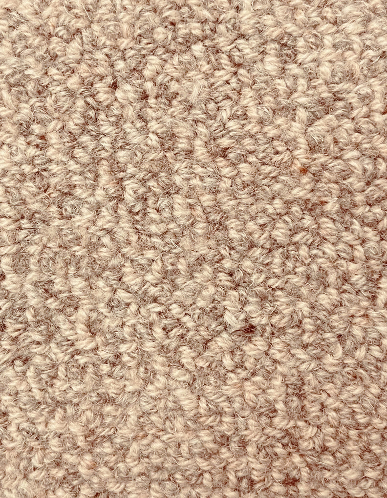 Style:Talesin 12'x5'10"' New Zealand wool loop carpet in color Sesame